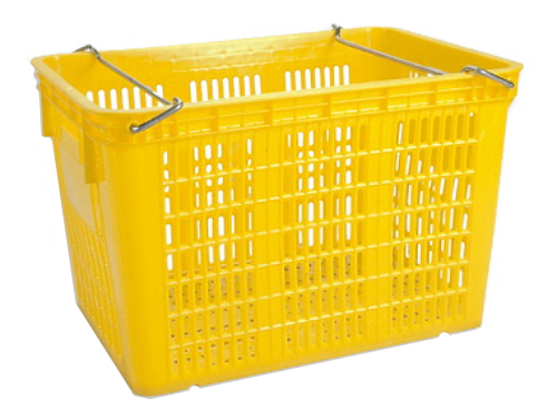 CA-05H 小鐵柄籃 -沛澄 鐵柄籃 物流籃 塑鋼烏龜車 手推車