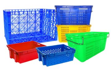 塑膠鐵柄籃 物流籃 麵包食品籃-沛澄塑膠箱籃 塑膠棧板 物流台車