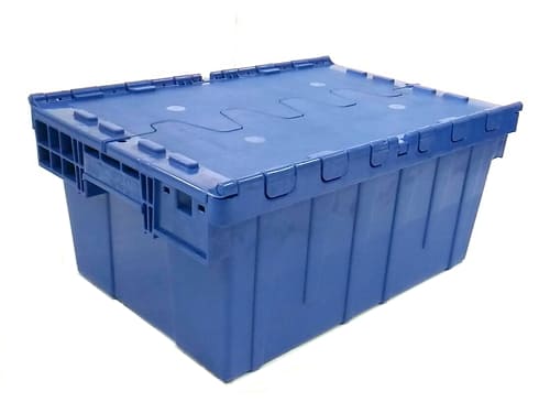 CATL-6102 二號物流箱 掀蓋式物流箱-沛澄塑膠箱 物流烏龜車 平板車 手推車 塑膠棧板