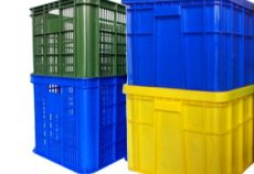 塑膠搬運箱 儲運箱-沛澄塑膠箱籃 塑膠棧板 物流台車