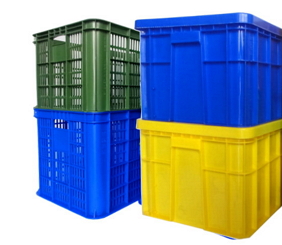 塑膠搬運箱 儲運箱-沛澄塑膠箱籃 塑膠棧板 物流台車