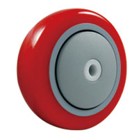 台車輪子3"TPR輪-紅-沛澄塑鋼烏龜車 忍者龜 平板手推車