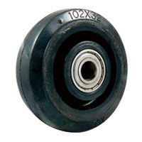 414高彈性橡膠輪 4"高彈性橡膠輪-沛澄物流台車 烏龜車 手推車