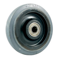 414高彈性橡膠輪 4"高彈性橡膠輪-沛澄物流台車 烏龜車 手推車